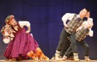 Ogres Kultūras centrā 16.12.2017 dejo jauniešu un bērnu studija Pīlādzītis un TDA Ogre 42