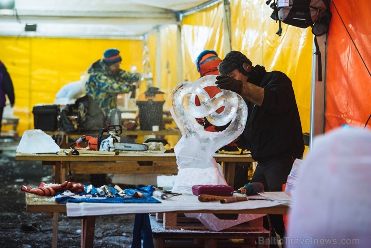 Jelgavā tapušas pirmās 30 ledus skulptūras 215940