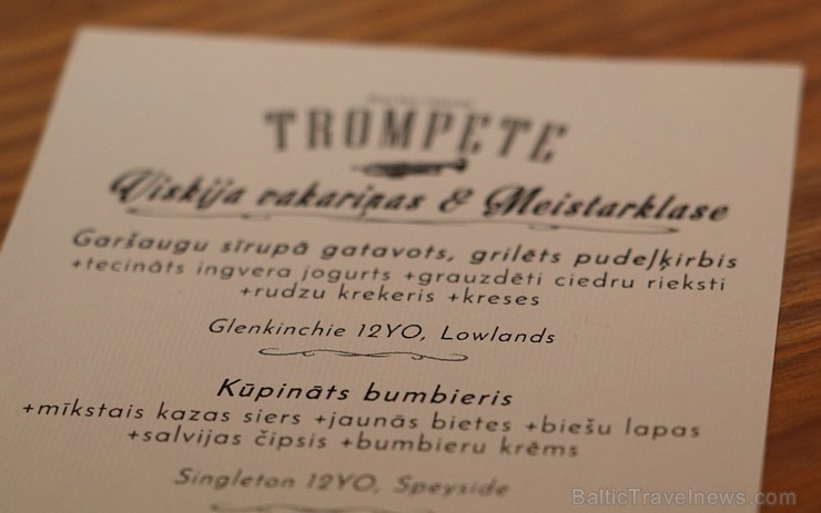 Vecrīgas restorāns «Trompete» rīko viskija vakariņas & meistarklasi 220639