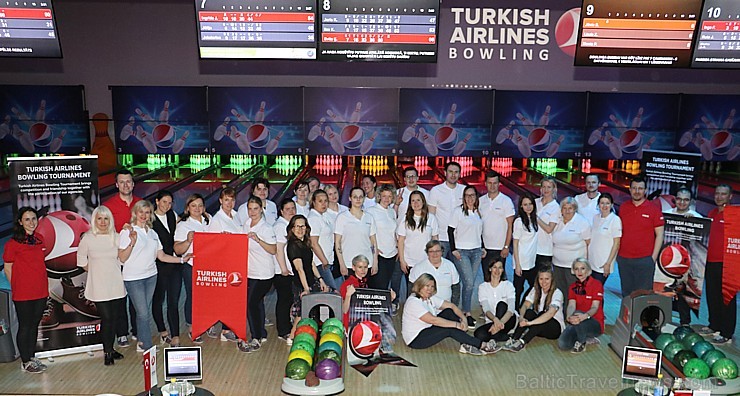 Lidsabiedrība «Turkish Airlines» rīko Latvijas tūrisma firmām divu dienu boulinga turnīru 221628