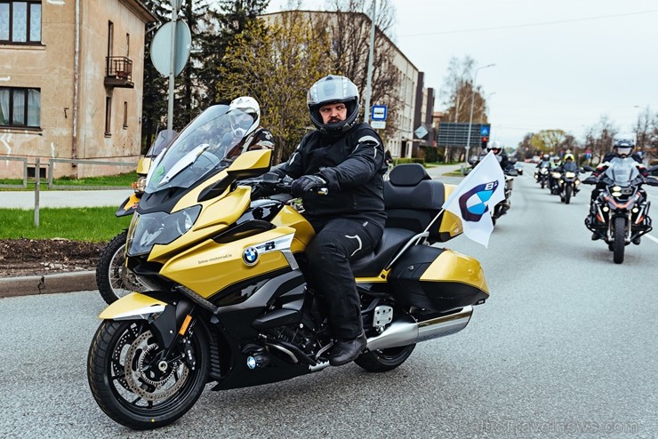 Par godu Latvijas valsts simtgadei, 100 motociklisti dodas braucienā cauri Latvijai 222126