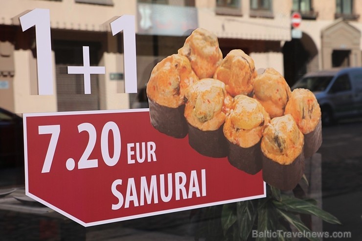 Uz A.Čaka un Blaumaņa ielas stūra ir atvērsies jauns restorāns «Samurai Suši» 224261