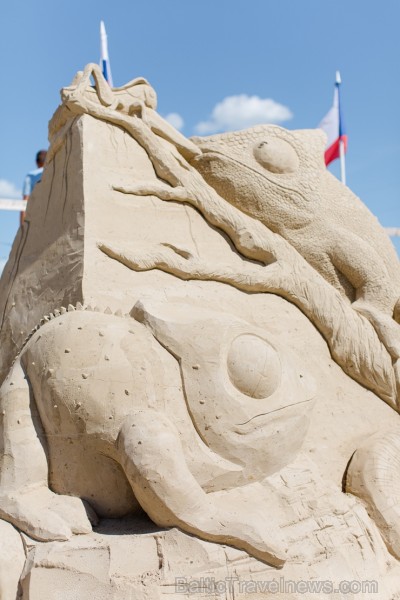 Jelgavā  aizvadīts jau 12. Starptautiskais smilšu skulptūru festivāls 225154