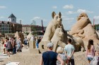Jelgavā  aizvadīts jau 12. Starptautiskais smilšu skulptūru festivāls 14