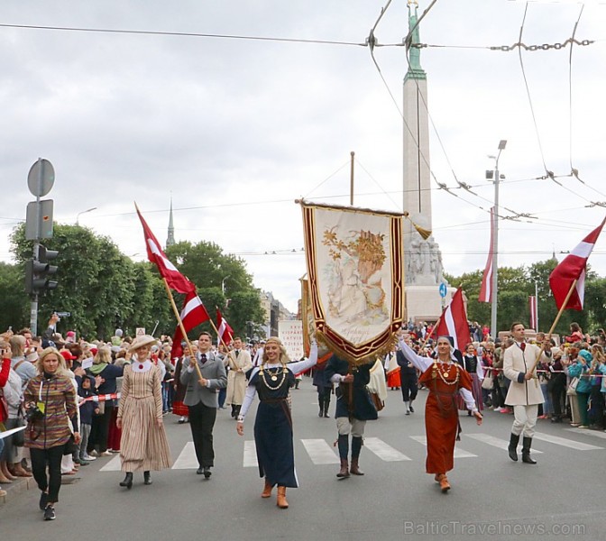 Dziesmu un deju svētku atklāšanas gājiens 1.07.2018 pulcē Rīgā visus Latvijas novadus 226499
