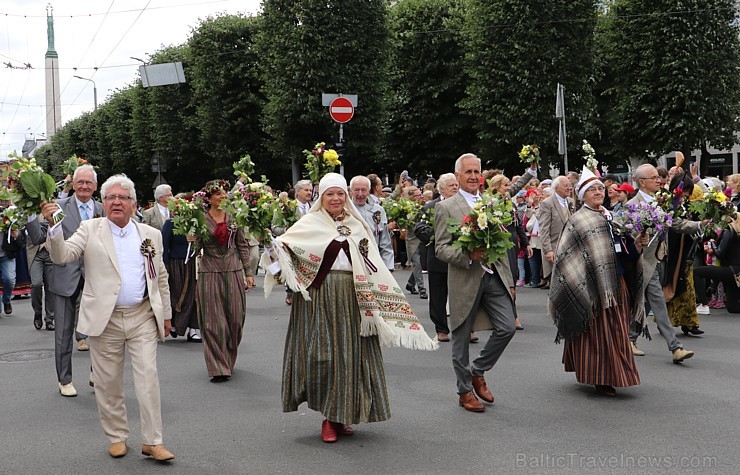 Dziesmu un deju svētku atklāšanas gājiens 1.07.2018 pulcē Rīgā visus Latvijas novadus 226512