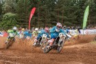 Dobelē norisinās cīņas Latvijas čempionātā motokrosā 16