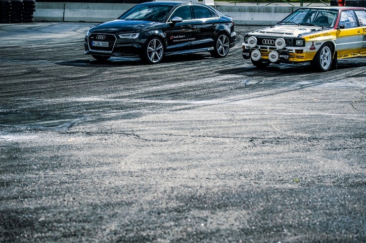 Travelnews.lv izmēģina Audi RS 3 un Audi RS 4 dinamiskās īpašības Biķernieku trasē 226855