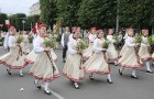 Dziesmu un deju svētku atklāšanas gājiens pulcē Rīgā visus Latvijas novadus (501-600) 91
