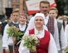 Dziesmu un deju svētku atklāšanas gājiens pulcē Rīgā visus Latvijas novadus (601-700) 100