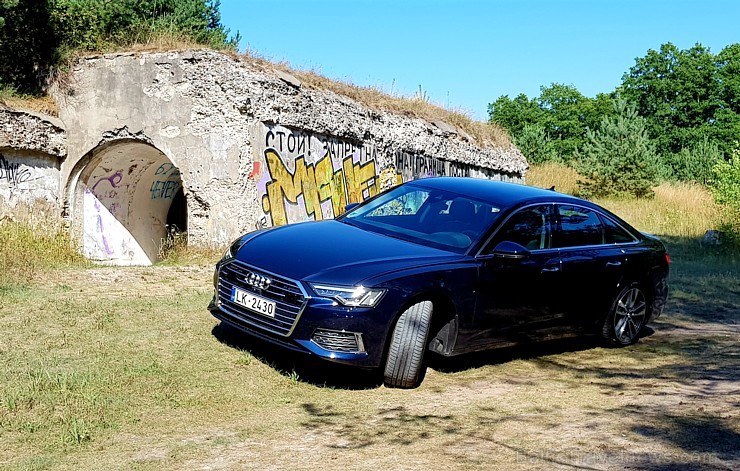 Travelnews.lv ar jauno Audi A6 iepazīst Ziemeļu fortus Liepājā 229190