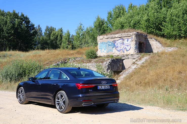 Travelnews.lv ar jauno Audi A6 iepazīst Ziemeļu fortus Liepājā 229193