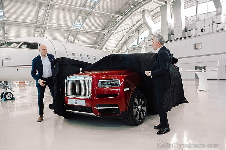 Rīgā 19.10.2018 tiek prezentēts pirmais «Rolls-Royce» zīmola apvidus vāģis «Rolls-Royce Cullinan». Foto: rolls-roycemotorcars.com 235505