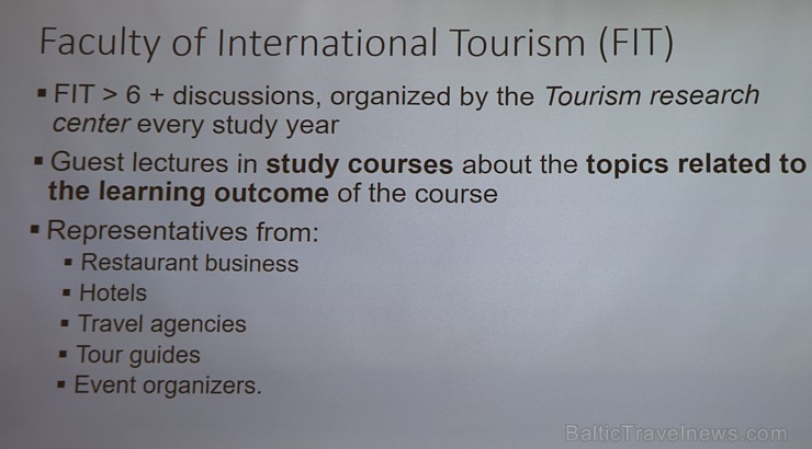 Vidzemes Augstskola organizē 25.10.2018 starptautisku tūrisma konferenci «Tūrisma izglītības izcilību meklējot. Augstskolu un nozares sadarbības persp 236226