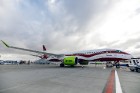 Latvijas nacionālā lidsabiedrība «airBaltic» 18. novembrī pirmo reizi piedalījās svinīgajā parādē ar «Airbus A220-300» lidmašīnu, kuru rotā sarkanbalt 11