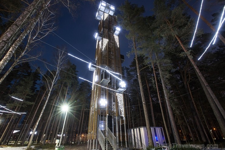 Jūrmalā - Dzintaru mežaparkā - atklāts Gaismas parks, kurā dažādos gaismas dekoros, skulptūrās jau otro gadu iemirdzas tūkstošiem LED gaismiņu. 239716