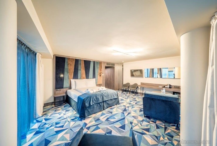 «Wellton Riverside SPA Hotel» četrzvaigžņu Superior viesnīca piedāvās 222 komfortablus numuriņus, izsmalcinātu ēdināšanu un lielāko Spa kompleksu Vecr 240409