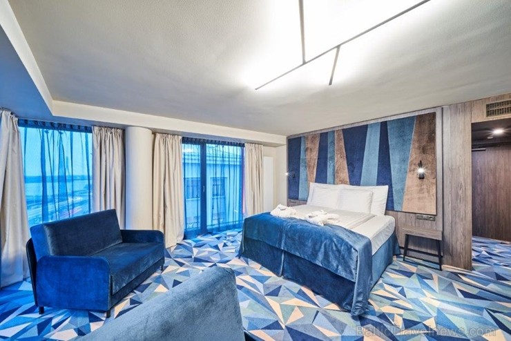 «Wellton Riverside SPA Hotel» četrzvaigžņu Superior viesnīca piedāvās 222 komfortablus numuriņus, izsmalcinātu ēdināšanu un lielāko Spa kompleksu Vecr 240429