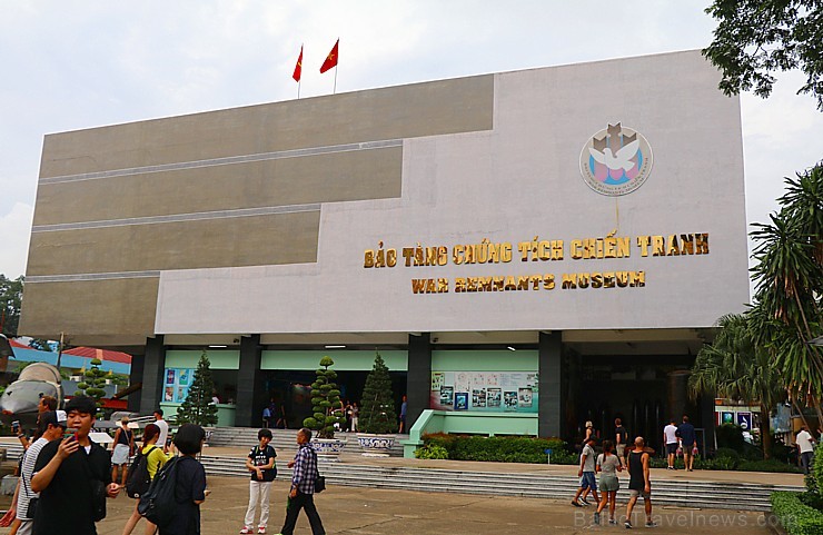 Travelnews.lv apmeklē kara palieku muzeju Vjetnamā «War Remnants Museum». Sadarbībā ar 365 brīvdienas un Turkish Airlines 240716