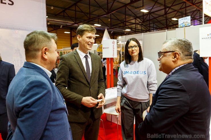 BALTTOUR.LV: Ekonomikas ministrs Ralfs Nemiro piedalās tūrismā izstādē «Balttour 2019». Vairāk foto: Tn.lv/foto/ 244721