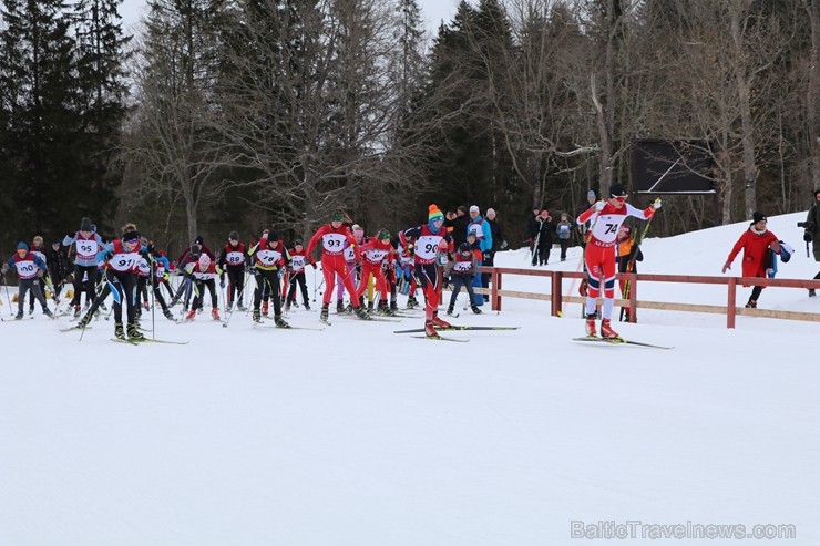 Latvijas biatlona izlases līdera Andreja Rastorgujeva dzimtajā trasē Alūksnes novada ziemas sporta centrā 