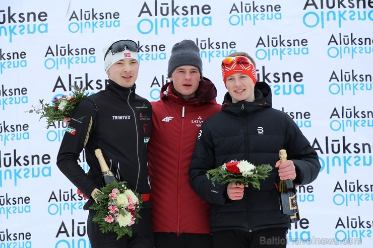 Latvijas biatlona izlases līdera Andreja Rastorgujeva dzimtajā trasē Alūksnes novada ziemas sporta centrā 