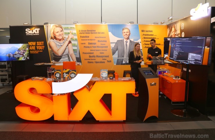 «Sixt»  kā pirmā premium klases auto noma pasaulē prezentē mobilitātes platformas aplikāciju tūrisma izstādē «ITB Berlin»  - «SIXT rent, SIXT share un 248629