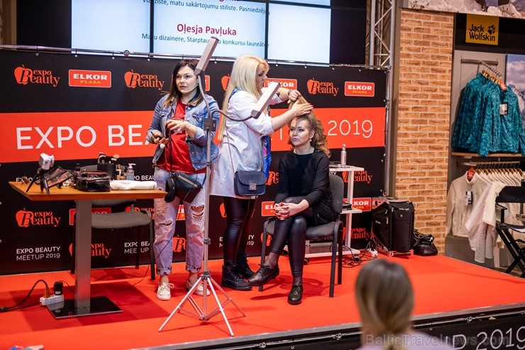 Universālveikalā «Elkor Plaza» uz pavasara skaistuma pasākumu «Expo Beauty Meetup 2019» vienkopus pulcējās vairāk nekā 50 skaistuma industrijas profes 249901