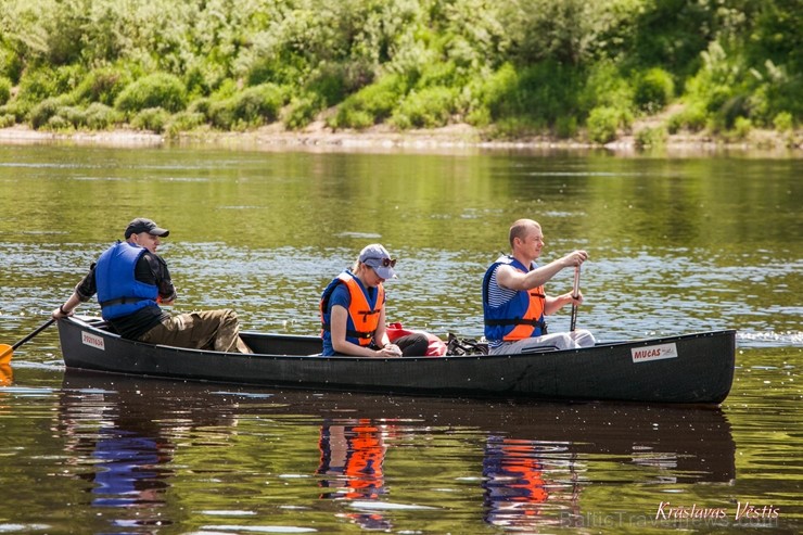 Aizsargājamo ainavu apvidū Augšdaugava notika pasākums Lielais plosts 2019, kas aktīvās atpūtas cienītāju vidū jau ir kļuvis iecienīts un tuvs 255902