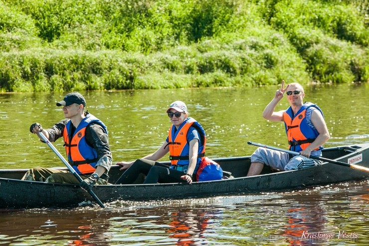 Aizsargājamo ainavu apvidū Augšdaugava notika pasākums Lielais plosts 2019, kas aktīvās atpūtas cienītāju vidū jau ir kļuvis iecienīts un tuvs 255907