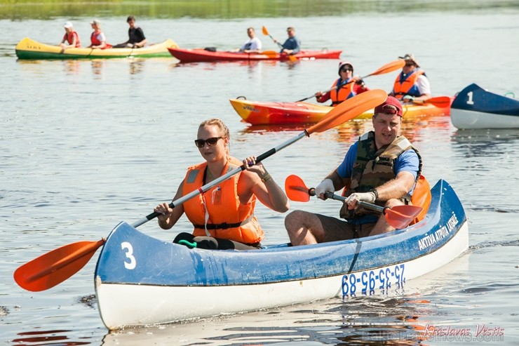 Aizsargājamo ainavu apvidū Augšdaugava notika pasākums Lielais plosts 2019, kas aktīvās atpūtas cienītāju vidū jau ir kļuvis iecienīts un tuvs 255908