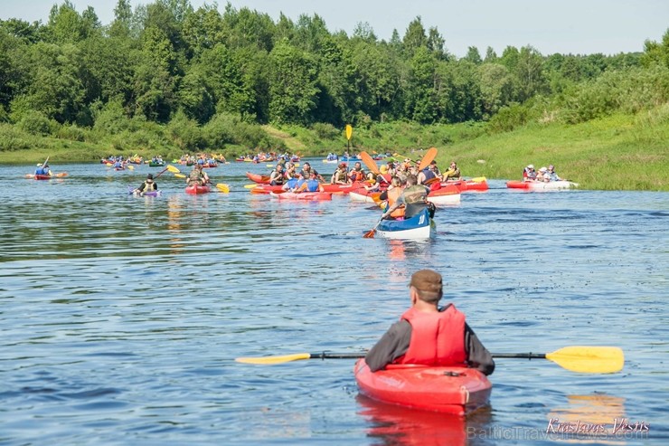 Aizsargājamo ainavu apvidū Augšdaugava notika pasākums Lielais plosts 2019, kas aktīvās atpūtas cienītāju vidū jau ir kļuvis iecienīts un tuvs 255910