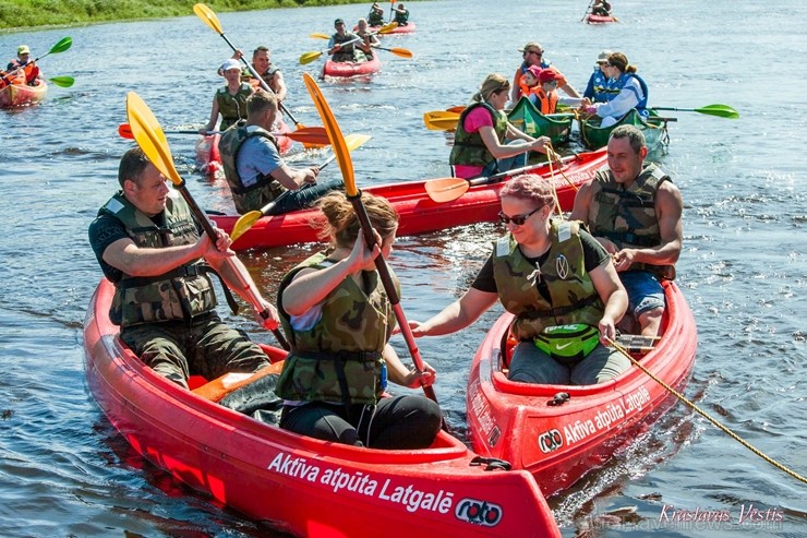 Aizsargājamo ainavu apvidū Augšdaugava notika pasākums Lielais plosts 2019, kas aktīvās atpūtas cienītāju vidū jau ir kļuvis iecienīts un tuvs 255911