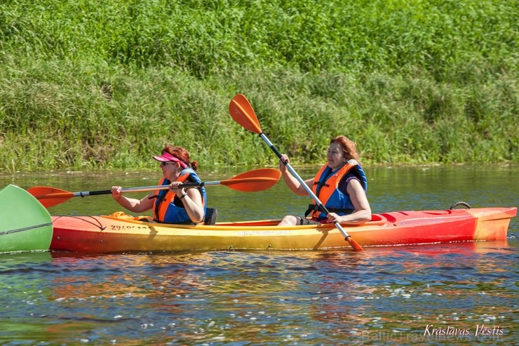 Aizsargājamo ainavu apvidū Augšdaugava notika pasākums Lielais plosts 2019, kas aktīvās atpūtas cienītāju vidū jau ir kļuvis iecienīts un tuvs 255917