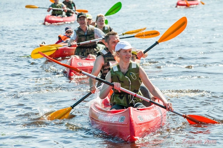 Aizsargājamo ainavu apvidū Augšdaugava notika pasākums Lielais plosts 2019, kas aktīvās atpūtas cienītāju vidū jau ir kļuvis iecienīts un tuvs 255923