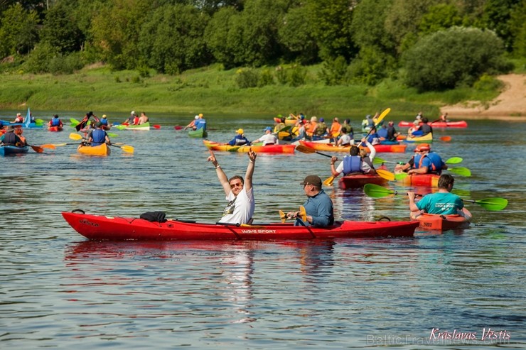 Aizsargājamo ainavu apvidū Augšdaugava notika pasākums Lielais plosts 2019, kas aktīvās atpūtas cienītāju vidū jau ir kļuvis iecienīts un tuvs 255926