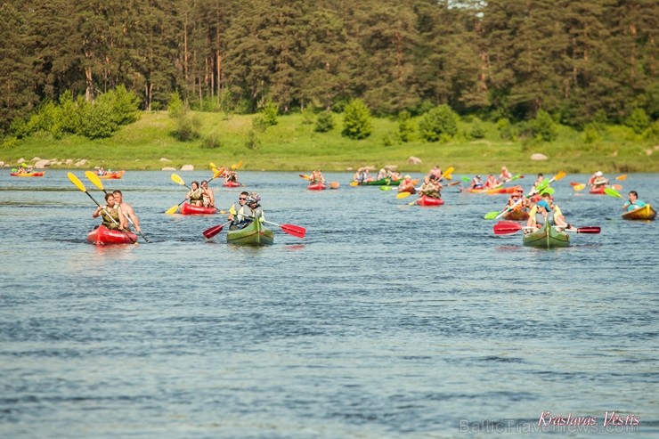 Aizsargājamo ainavu apvidū Augšdaugava notika pasākums Lielais plosts 2019, kas aktīvās atpūtas cienītāju vidū jau ir kļuvis iecienīts un tuvs 255928