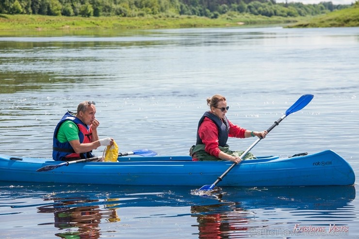 Aizsargājamo ainavu apvidū Augšdaugava notika pasākums Lielais plosts 2019, kas aktīvās atpūtas cienītāju vidū jau ir kļuvis iecienīts un tuvs 255936