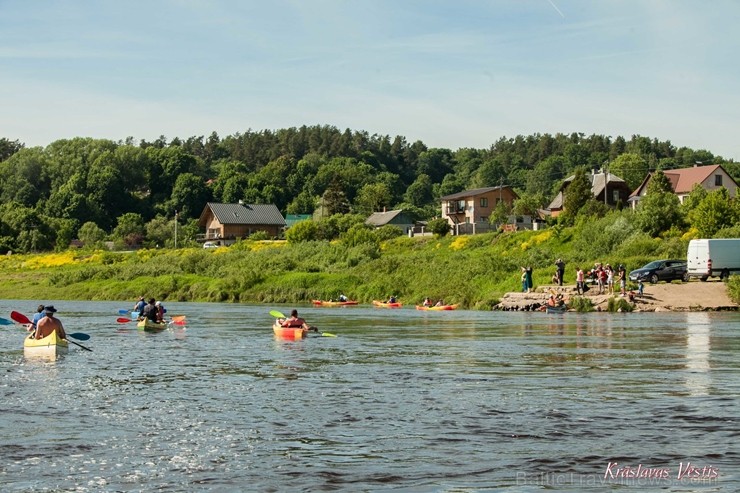 Aizsargājamo ainavu apvidū Augšdaugava notika pasākums Lielais plosts 2019, kas aktīvās atpūtas cienītāju vidū jau ir kļuvis iecienīts un tuvs 255960