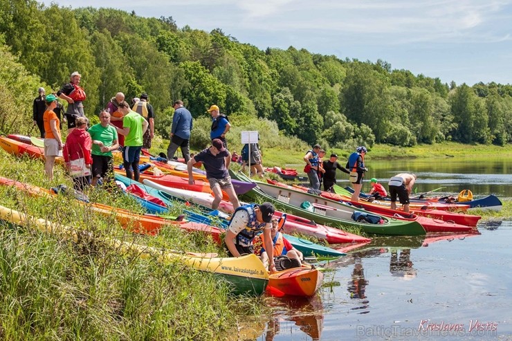 Aizsargājamo ainavu apvidū Augšdaugava notika pasākums Lielais plosts 2019, kas aktīvās atpūtas cienītāju vidū jau ir kļuvis iecienīts un tuvs 255962