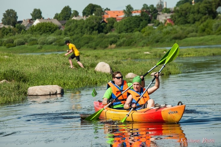 Aizsargājamo ainavu apvidū Augšdaugava notika pasākums Lielais plosts 2019, kas aktīvās atpūtas cienītāju vidū jau ir kļuvis iecienīts un tuvs 255963