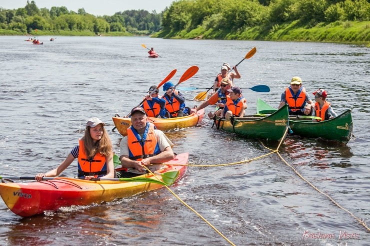 Aizsargājamo ainavu apvidū Augšdaugava notika pasākums Lielais plosts 2019, kas aktīvās atpūtas cienītāju vidū jau ir kļuvis iecienīts un tuvs 255970