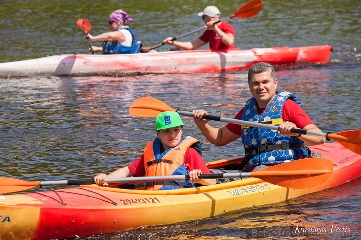 Aizsargājamo ainavu apvidū Augšdaugava notika pasākums Lielais plosts 2019, kas aktīvās atpūtas cienītāju vidū jau ir kļuvis iecienīts un tuvs 255974