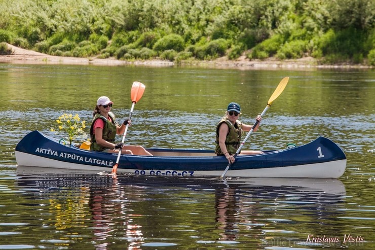 Aizsargājamo ainavu apvidū Augšdaugava notika pasākums Lielais plosts 2019, kas aktīvās atpūtas cienītāju vidū jau ir kļuvis iecienīts un tuvs 255976