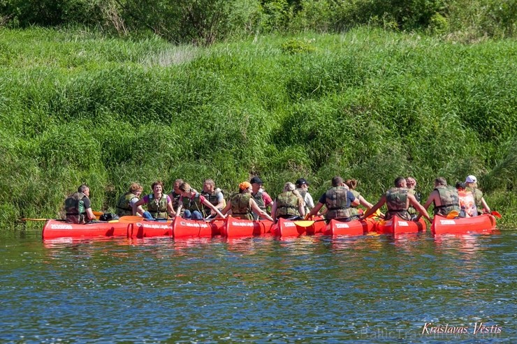 Aizsargājamo ainavu apvidū Augšdaugava notika pasākums Lielais plosts 2019, kas aktīvās atpūtas cienītāju vidū jau ir kļuvis iecienīts un tuvs 255980