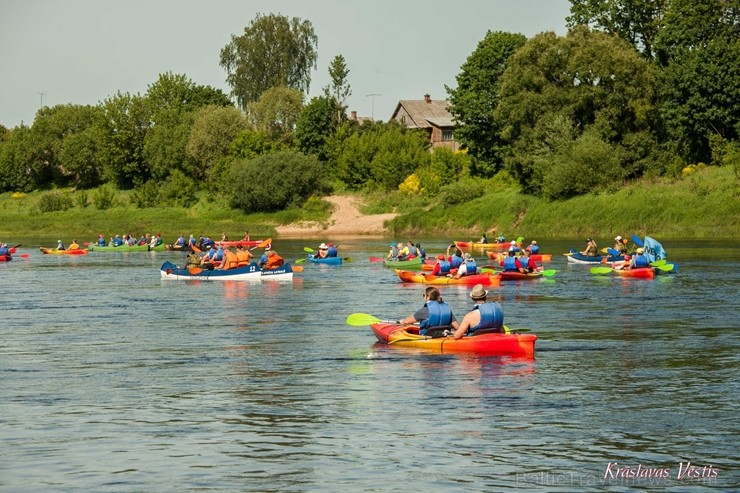 Aizsargājamo ainavu apvidū Augšdaugava notika pasākums Lielais plosts 2019, kas aktīvās atpūtas cienītāju vidū jau ir kļuvis iecienīts un tuvs 255986