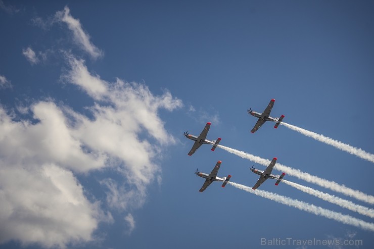 Aviācijas bāzē Lielvārdē 8.06.2019. norisinājās aviācijas paraugdemonstrējumi, kas veltīti Gaisa spēku simtgadei 256461