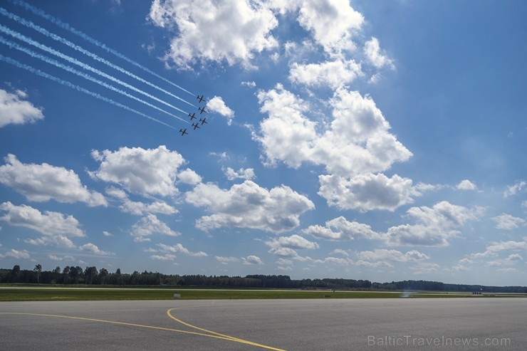 Aviācijas bāzē Lielvārdē 8.06.2019. norisinājās aviācijas paraugdemonstrējumi, kas veltīti Gaisa spēku simtgadei 256485