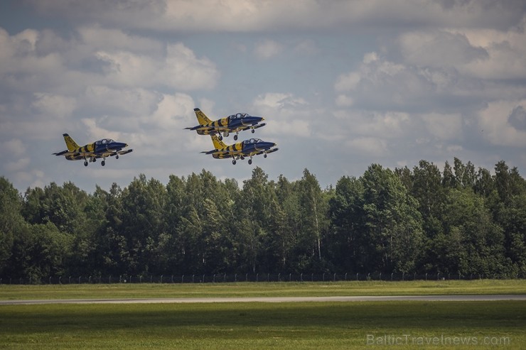 Aviācijas bāzē Lielvārdē 8.06.2019. norisinājās aviācijas paraugdemonstrējumi, kas veltīti Gaisa spēku simtgadei 256491