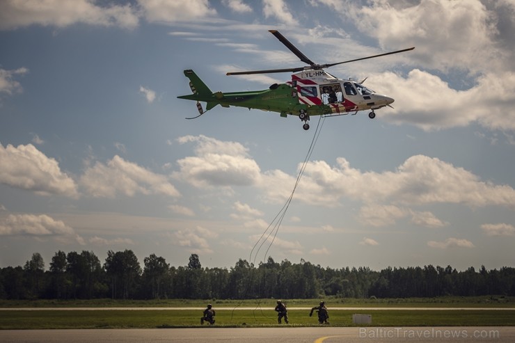 Aviācijas bāzē Lielvārdē 8.06.2019. norisinājās aviācijas paraugdemonstrējumi, kas veltīti Gaisa spēku simtgadei 256492